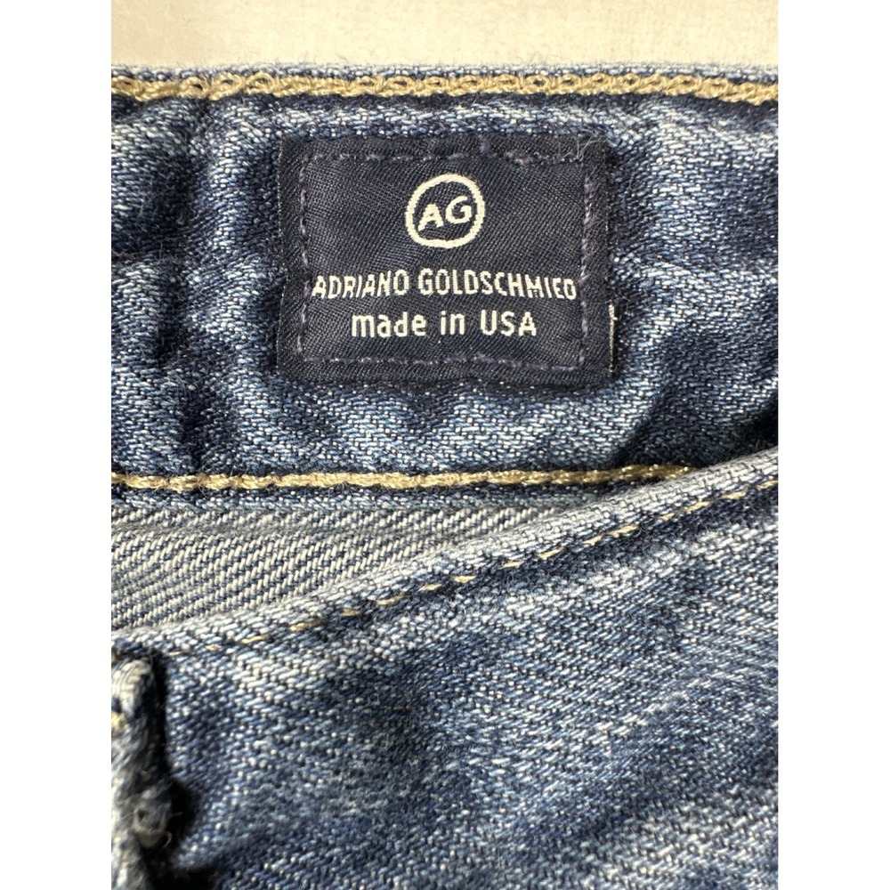 AG Adriano Goldschmied The Piper Crop Jeans Sz 29 Blue Slouchy Slim Capri USA - Picture 5 of 12